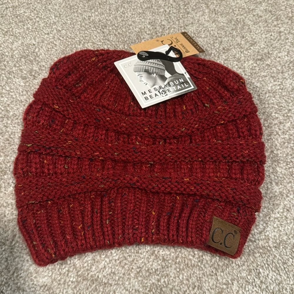 Messy Bun Beanie